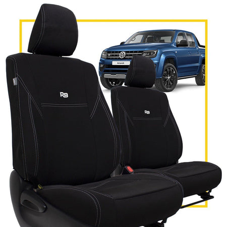 Razorback 4x4 - Volkswagen Amarok Neoprene 2x Front Seat Covers (No Logo) - 4X4OC™ | 4x4 Offroad Centre