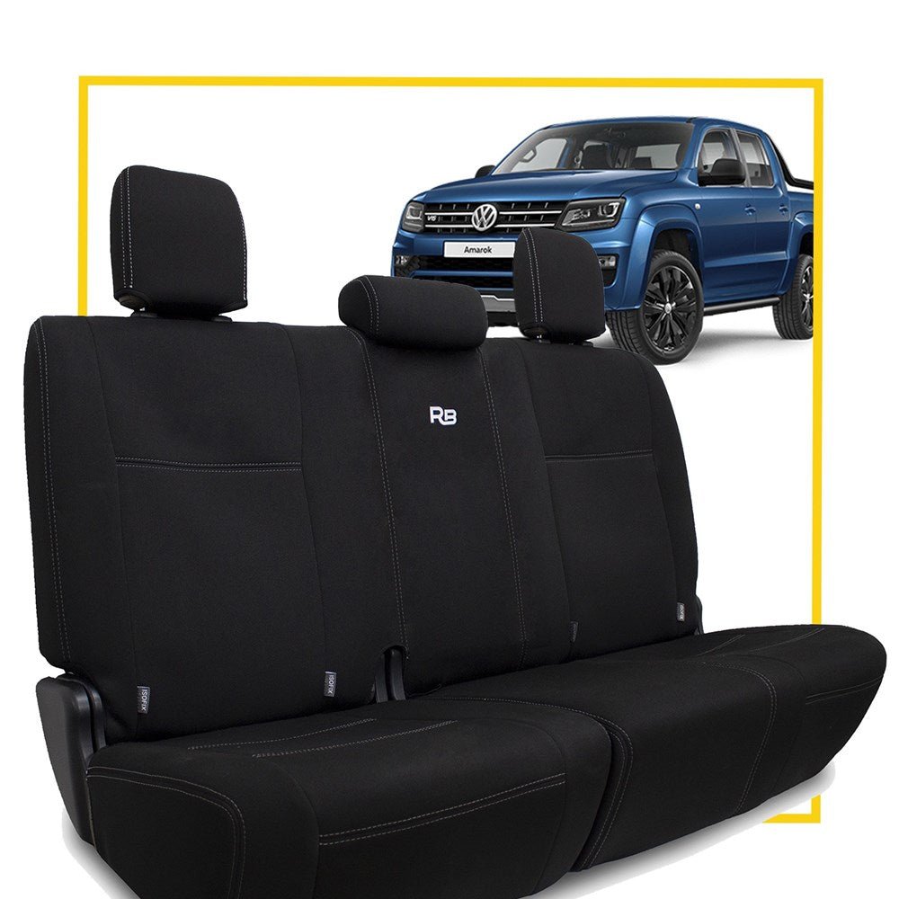 Razorback 4x4 - Volkswagen Amarok Neoprene Rear Row Seat Covers (No Logo) - 4X4OC™ | 4x4 Offroad Centre