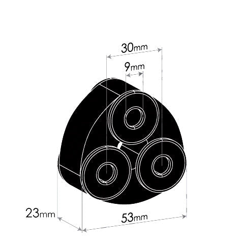 Redback - Redback Exhaust Rubber for Toyota Hilux (08/1997 - 07/2005), Camry (08/1997 - 09/2002), Town Ace (04/1992 - 01/1997), Tarago (09/1990 - 08/2000) - 4X4OC™ | 4x4 Offroad Centre