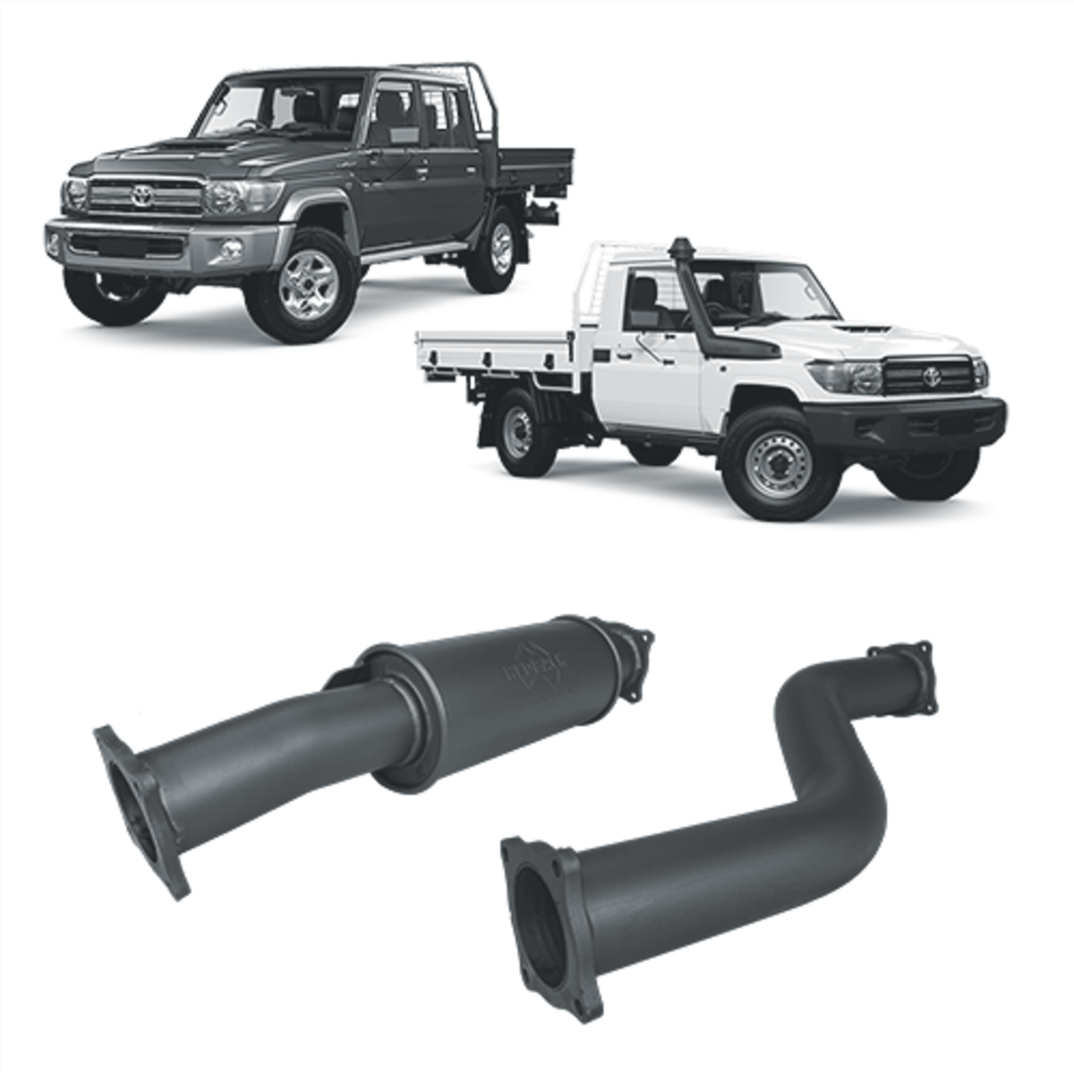 Redback - Redback Extreme Duty Auxiliary Fuel Tank Adaptor for Toyota Landcruiser 79 Series Double Cab (2012 on), Single Cab (11/2016 On) - 4X4OC™ | 4x4 Offroad Centre