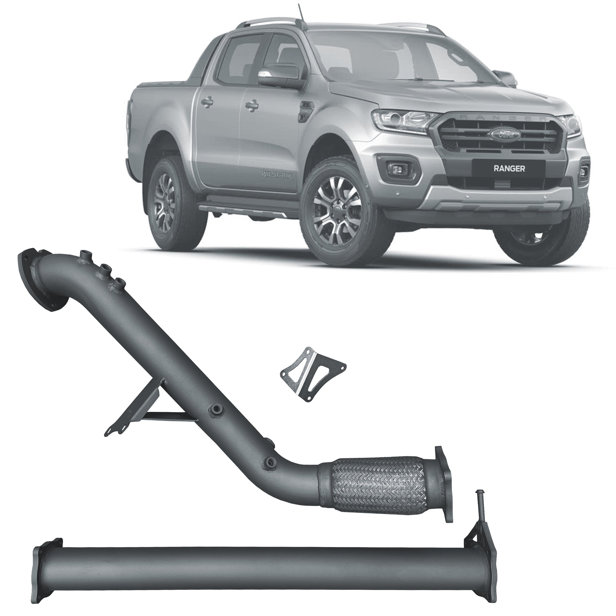 Redback - Redback Extreme Duty Exhaust DPF Adaptor Kit for Ford Ranger 3.2L (07/2016 - 05/2022) - 4X4OC™ | 4x4 Offroad Centre