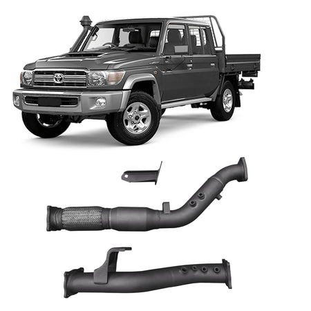 Redback - Redback Extreme Duty Exhaust DPF Adaptor Kit for Toyota Landcruiser 76 Series Wagon, 79 Series Single and Double Cab (11/2016 - on) - 4X4OC™ | 4x4 Offroad Centre
