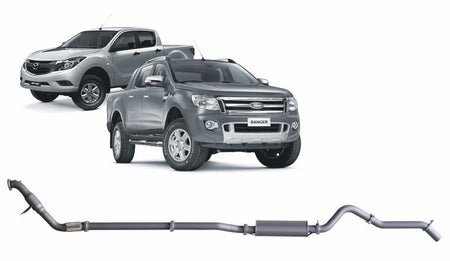 Redback - Redback Extreme Duty Exhaust for Ford Ranger 3.2L (01/2011 - 09/2016), Mazda BT - 50 (11/2011 - 06/2016) - 4X4OC™ | 4x4 Offroad Centre