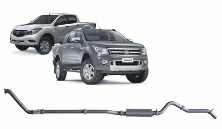 Redback - Redback Extreme Duty Exhaust for Ford Ranger 3.2L (01/2011 - 09/2016), Mazda BT - 50 (11/2011 - 06/2016) - 4X4OC™ | 4x4 Offroad Centre