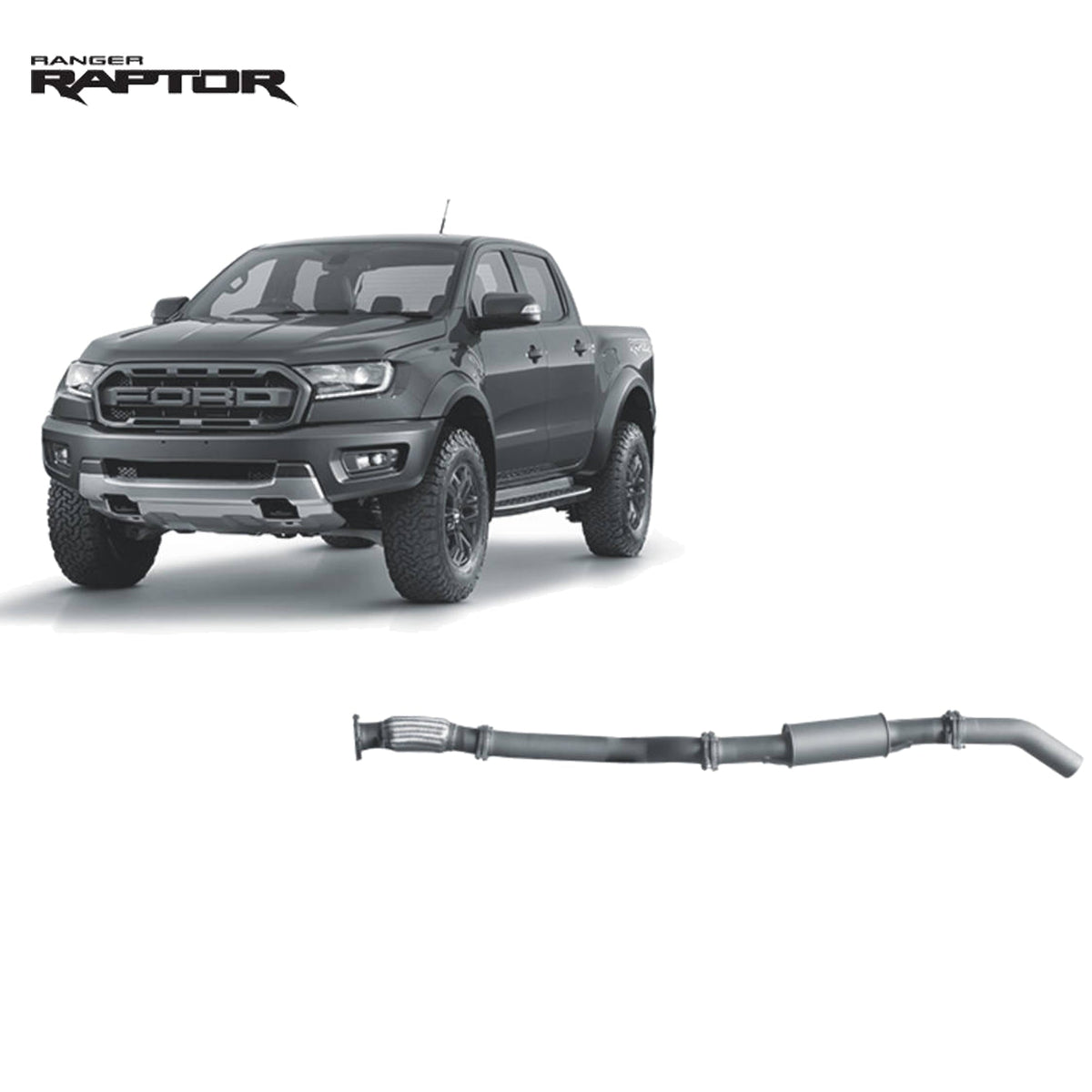 Redback - Redback Extreme Duty Exhaust for Ford Raptor 2.0L Bi - Turbo (10/2018 - 05/2022) - 4X4OC™ | 4x4 Offroad Centre