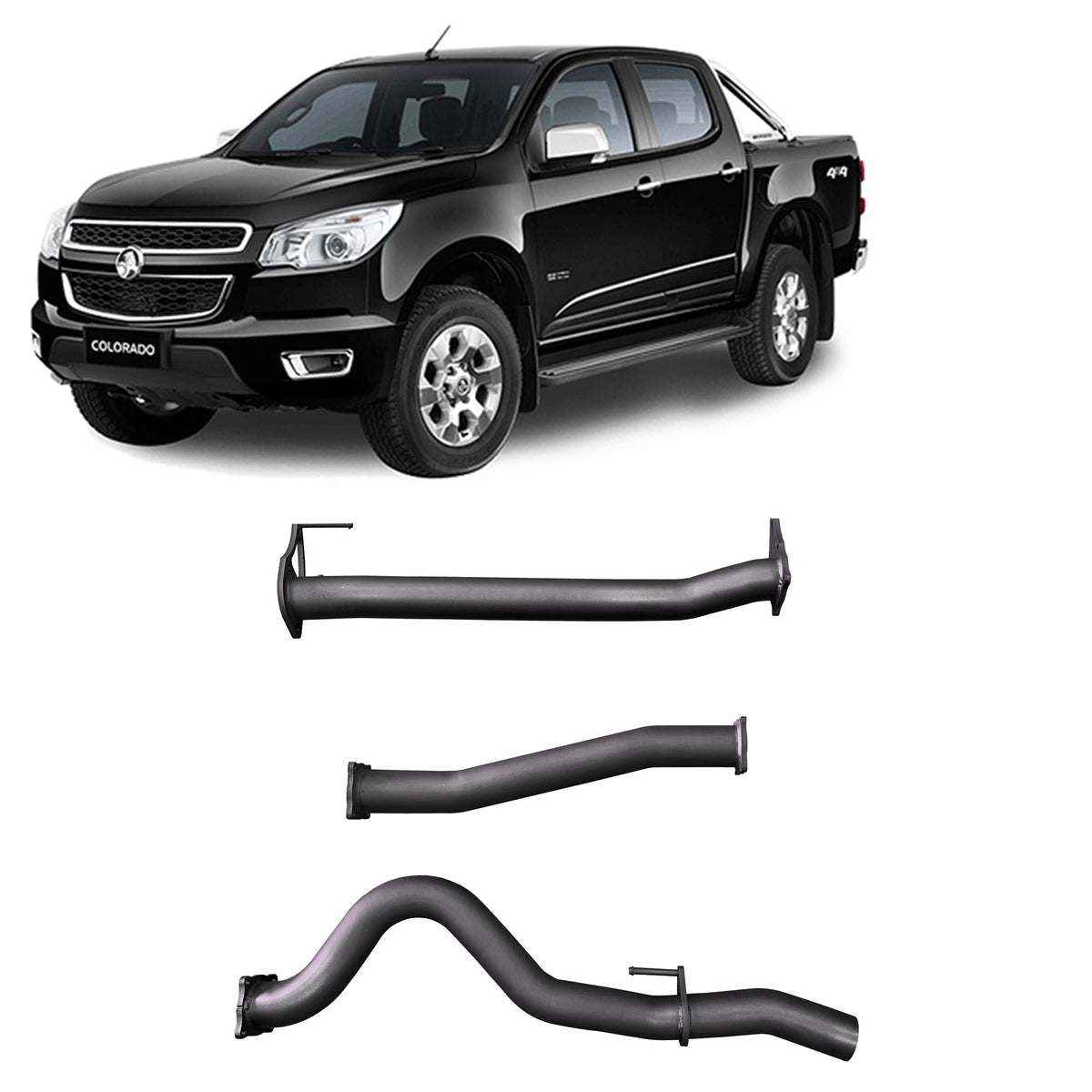 Redback - Redback Extreme Duty Exhaust for Holden Colorado RG 2.8L (09/2016 - on) - 4X4OC™ | 4x4 Offroad Centre