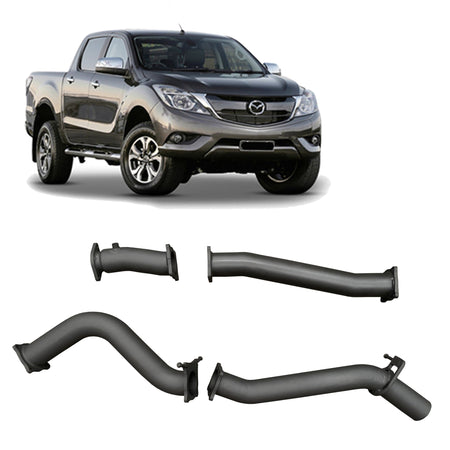 Redback - Redback Extreme Duty Exhaust for Mazda BT - 50 (07/2016 - 09/2020) - 4X4OC™ | 4x4 Offroad Centre