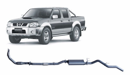 Redback - Redback Extreme Duty Exhaust for Nissan Navara D22 2.5L (01/2008 - 10/2015) - 4X4OC™ | 4x4 Offroad Centre