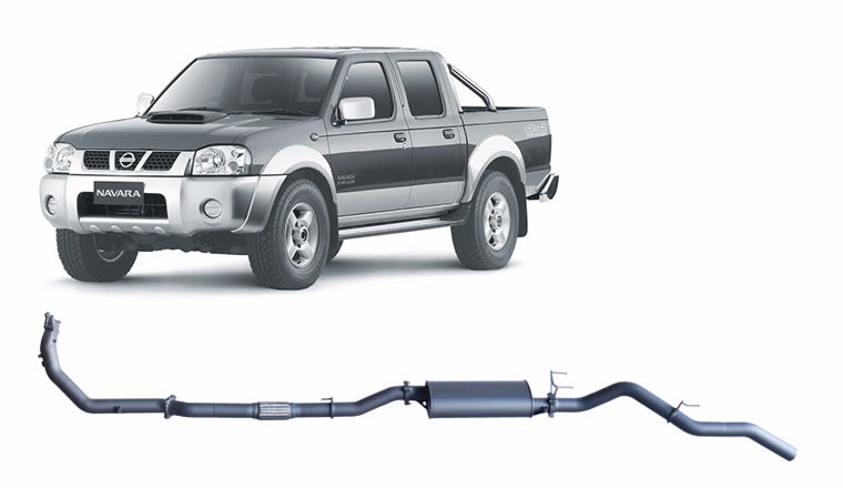 Redback - Redback Extreme Duty Exhaust for Nissan Navara D22 2.5L (01/2008 - 10/2015) - 4X4OC™ | 4x4 Offroad Centre