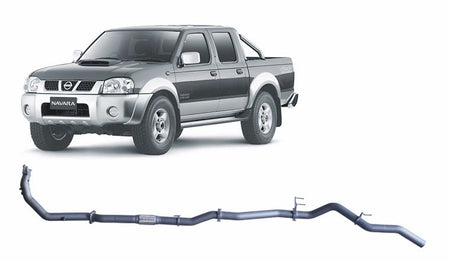 Redback - Redback Extreme Duty Exhaust for Nissan Navara D22 2.5L (01/2008 - 10/2015) - 4X4OC™ | 4x4 Offroad Centre