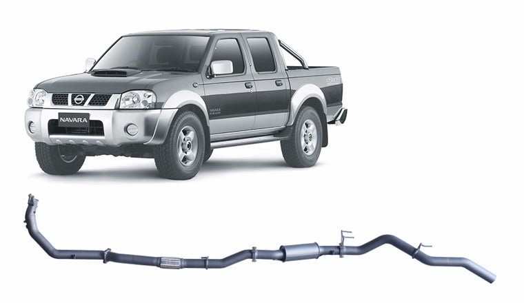 Redback - Redback Extreme Duty Exhaust for Nissan Navara D22 2.5L (01/2008 - 10/2015) - 4X4OC™ | 4x4 Offroad Centre