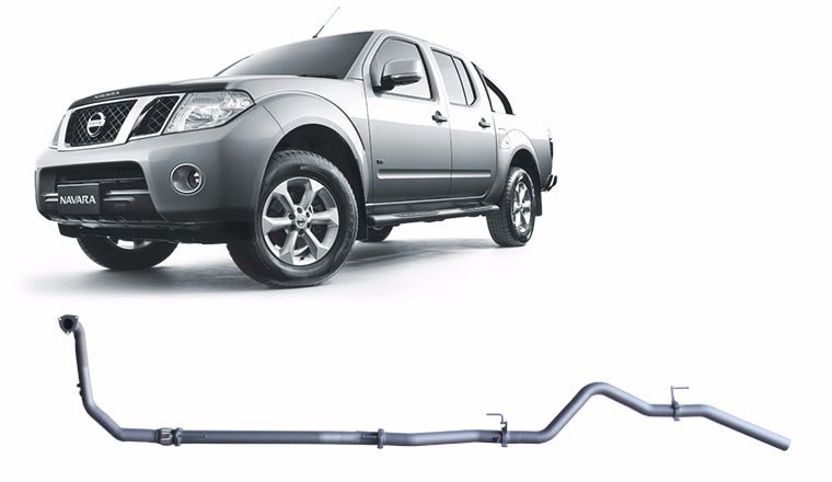 Redback - Redback Extreme Duty Exhaust for Nissan Navara D40 3.0L V6 (01/2011 - 07/2015) - 4X4OC™ | 4x4 Offroad Centre