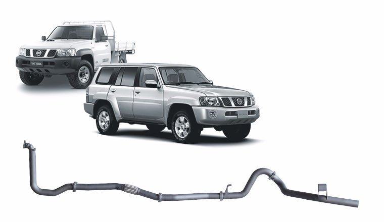 Redback - Redback Extreme Duty Exhaust for Nissan Patrol GU 3.0L (05/2000 - 10/2016) - 4X4OC™ | 4x4 Offroad Centre