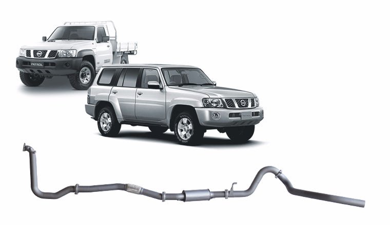 Redback - Redback Extreme Duty Exhaust for Nissan Patrol GU 3.0L (05/2000 - 10/2016) - 4X4OC™ | 4x4 Offroad Centre