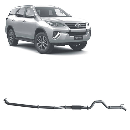 Redback - Redback Extreme Duty Exhaust for Toyota Fortuner 2.8L (01/2015 - on) - 4x4 Offroad Centre