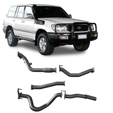 Redback - Redback Extreme Duty Exhaust for Toyota Landcruiser 100 Series 4.2L (10/2000 - 10/2007) - 4X4OC™ | 4x4 Offroad Centre