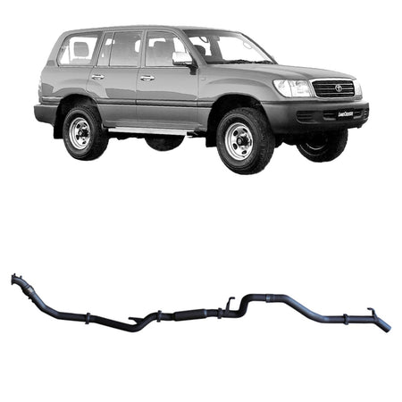 Redback - Redback Extreme Duty Exhaust for Toyota Landcruiser 105 Series Wagon (03/1998 - 10/2007) - 4X4OC™ | 4x4 Offroad Centre