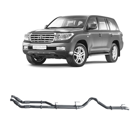 Redback - Redback Extreme Duty Exhaust for Toyota Landcruiser 200 Series 4.5L V8 (11/2007 - 09/2015) - 4X4OC™ | 4x4 Offroad Centre