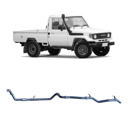 Redback - Redback Extreme Duty Exhaust for Toyota Landcruiser 78 Series (01/1990 - 01/2007), Toyota Landcruiser 75 Series (03/1990 - 11/1999) - 4X4OC™ | 4x4 Offroad Centre