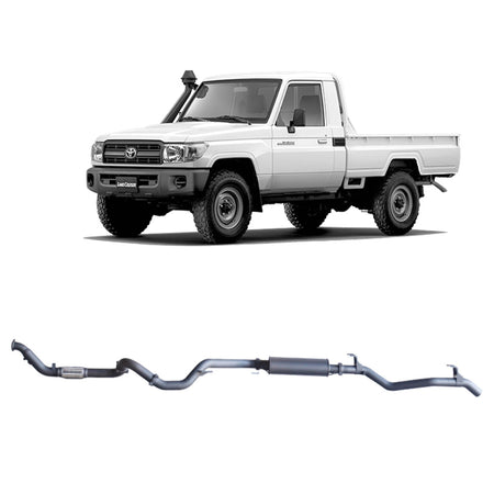 Redback - Redback Extreme Duty Exhaust for Toyota Landcruiser 79 Series Single Cab (03/2007 - 10/2016) - 4X4OC™ | 4x4 Offroad Centre