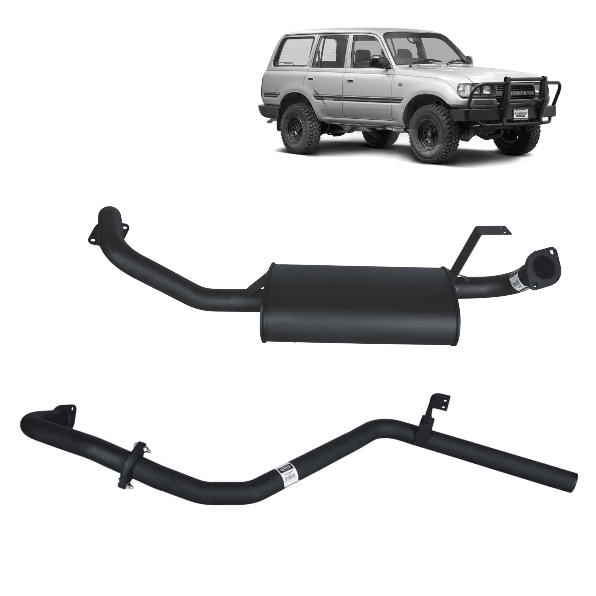 Redback - Redback Performance Exhaust for Toyota Landcruiser 80 Series Wagon 4.2L 1HZ & 4.5L FZ - 4X4OC™ | 4x4 Offroad Centre