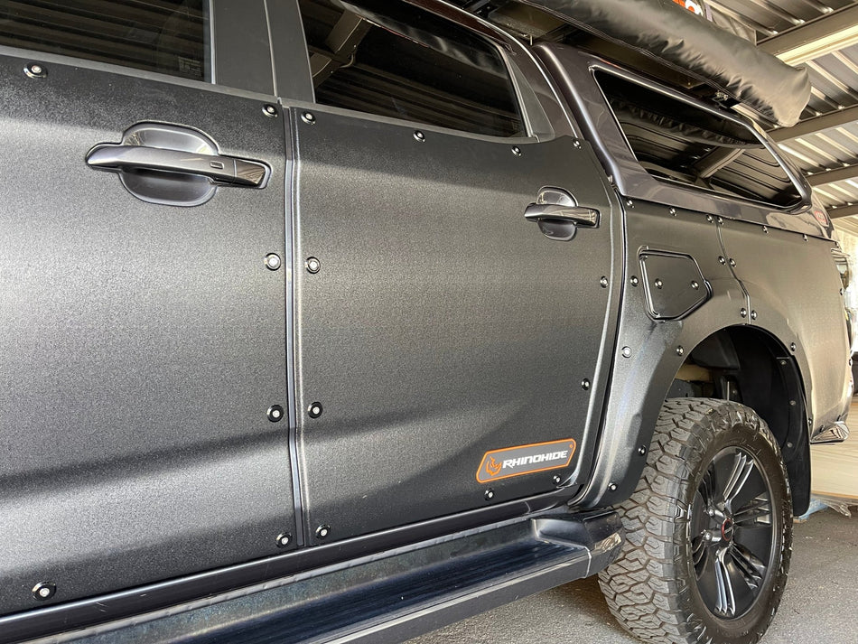 Rhinohide - Suitable for Isuzu D - MAX (X - TERRAIN Crew Cab 2020+) - Rhinohide Armor® Full Kit - 4X4OC™ | 4x4 Offroad Centre