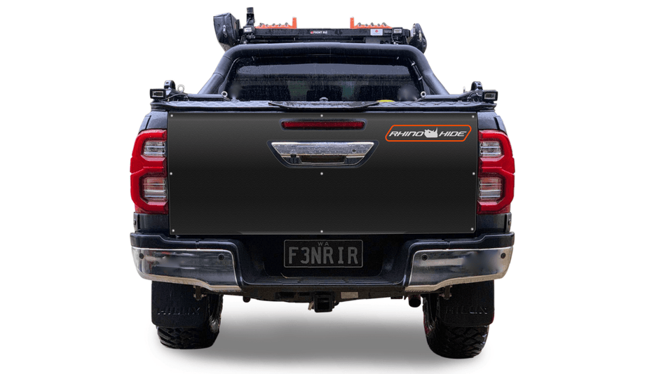 Rhinohide - Suitable for Toyota HiLux (2015+) & Rugged X & Rogue (pre - 2020) - Rhinohide Armor® Rear Tailgate Protector - 4X4OC™ | 4x4 Offroad Centre