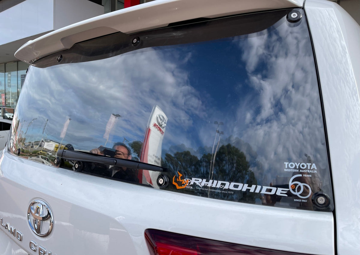 Rhinohide - Suitable for Toyota LandCruiser 300 Series All models (2022+) - Rhinohide Armor® Rear Windscreen Protector - 4X4OC™ | 4x4 Offroad Centre