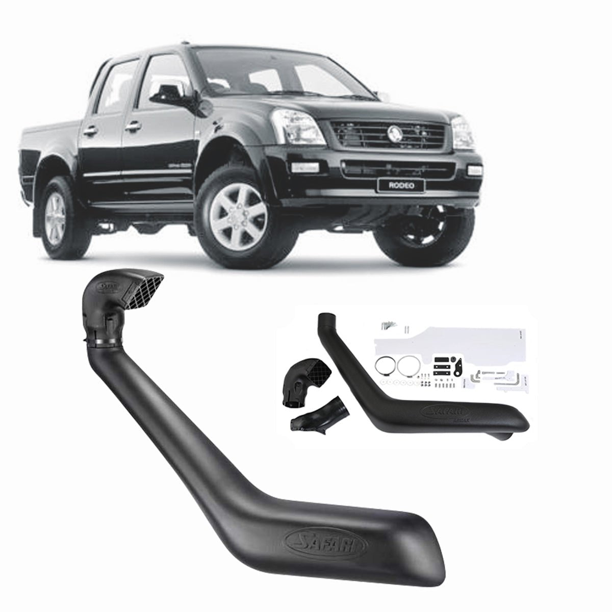 Safari - Safari Snorkel for Holden Rodeo (01/2003 - 01/2007) - 4X4OC™ | 4x4 Offroad Centre