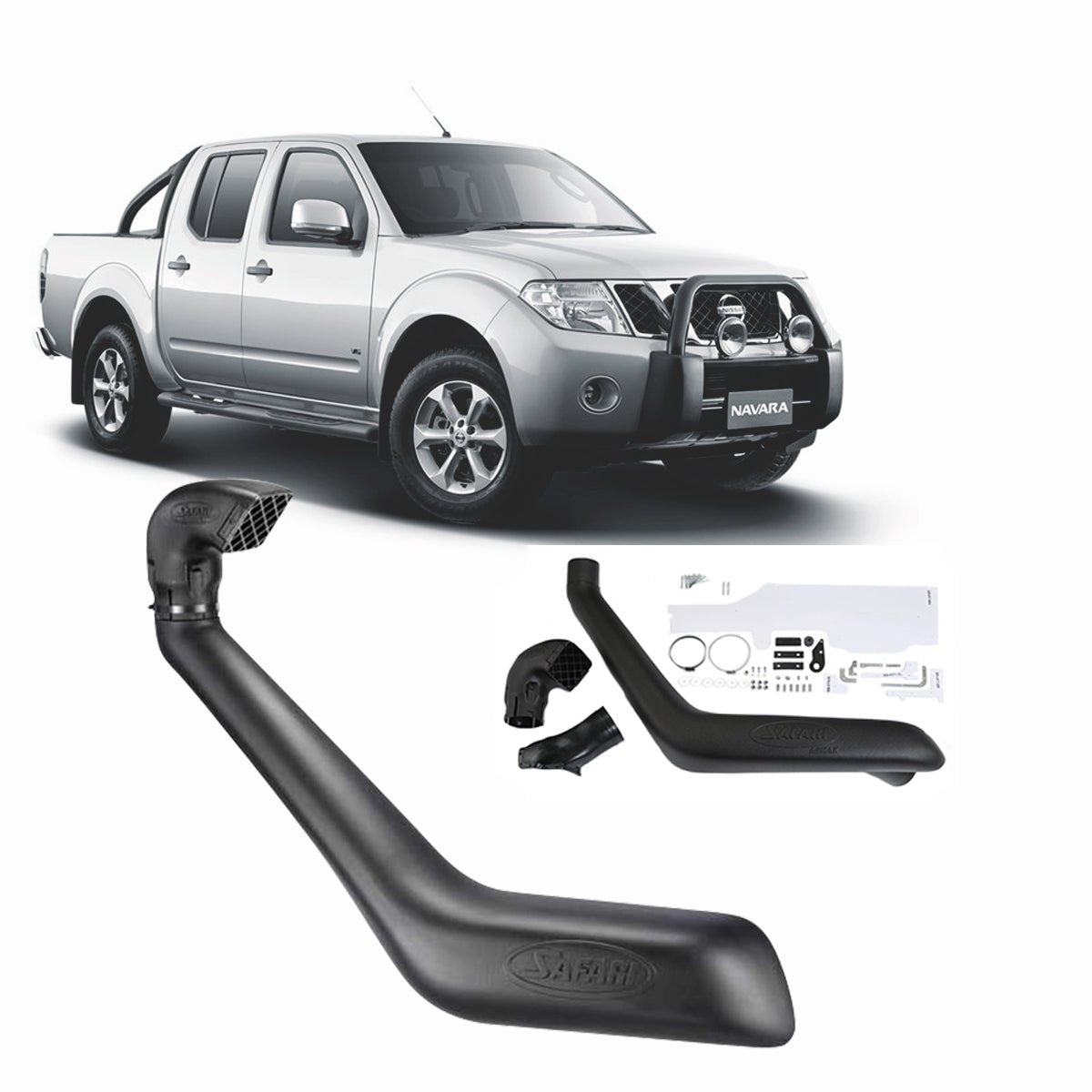 Safari - Safari Snorkel for Nissan Navara, Pathfinder (01/2011 - 07/2015) - 4X4OC™ | 4x4 Offroad Centre