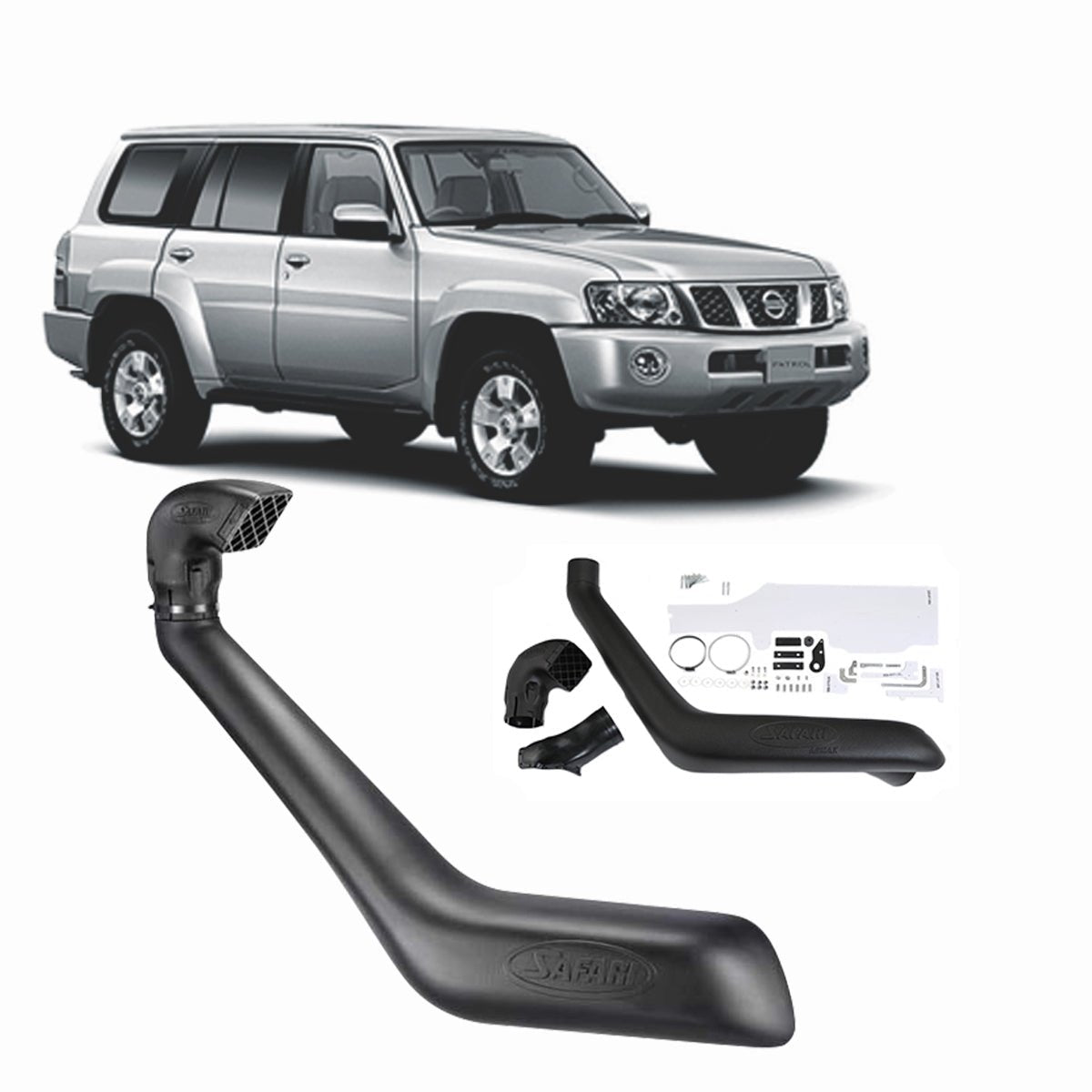 Safari - Safari Snorkel for Nissan Patrol (01/1998 - 02/2012) - 4X4OC™ | 4x4 Offroad Centre