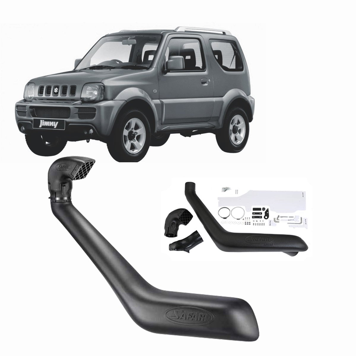 Safari - Safari Snorkel for Suzuki Jimny (09/1998 - 01/2005) - 4X4OC™ | 4x4 Offroad Centre