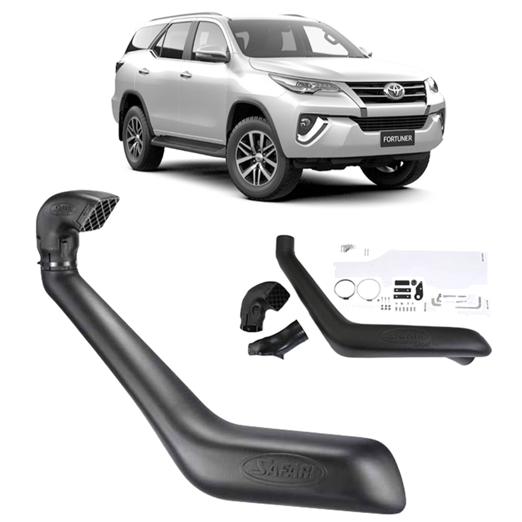 Safari - Safari Snorkel for Toyota Fortuner (01/2015 - on) - 4X4OC™ | 4x4 Offroad Centre