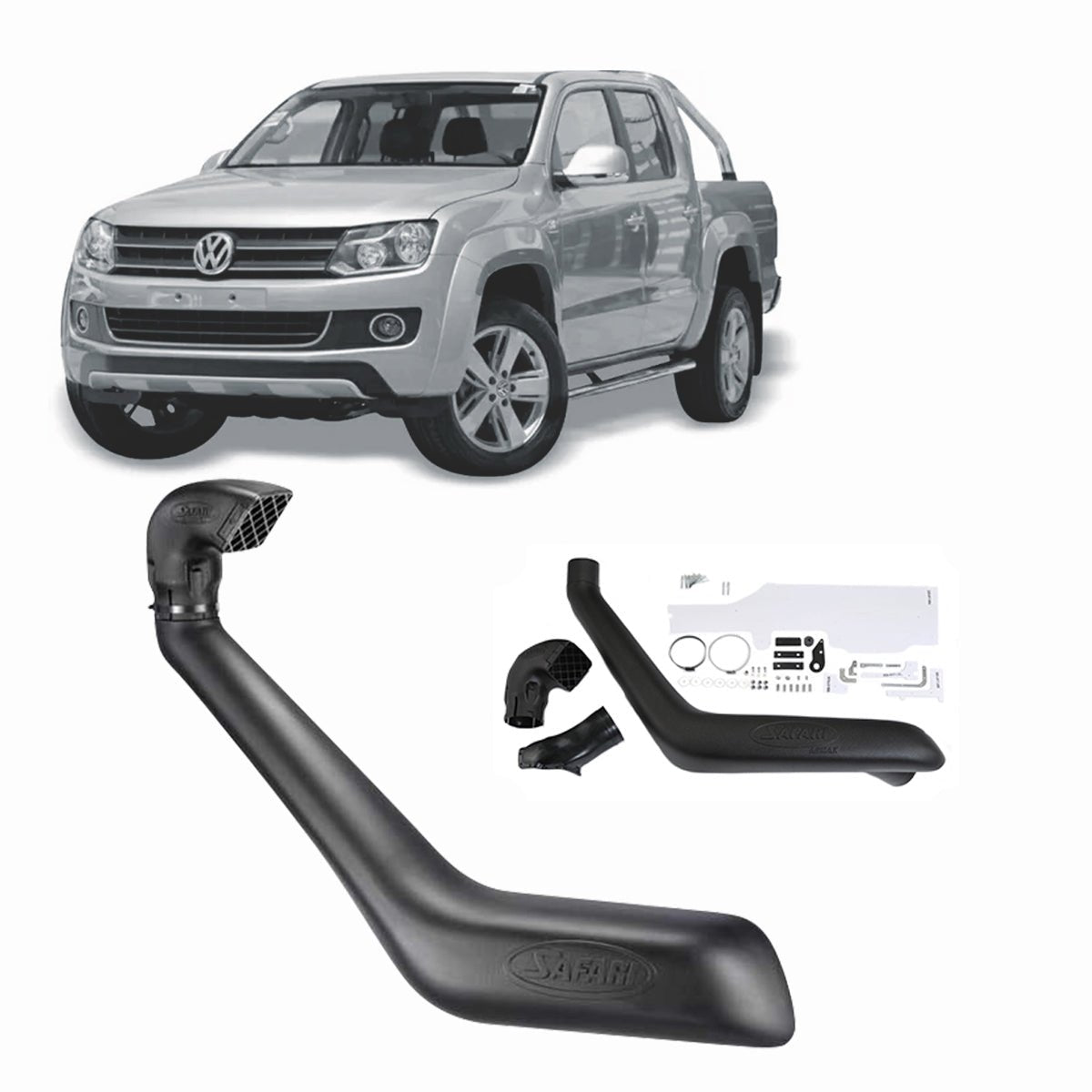 Safari - Safari Snorkel for Volkswagen Amarok (09/2016 - on) - 4X4OC™ | 4x4 Offroad Centre