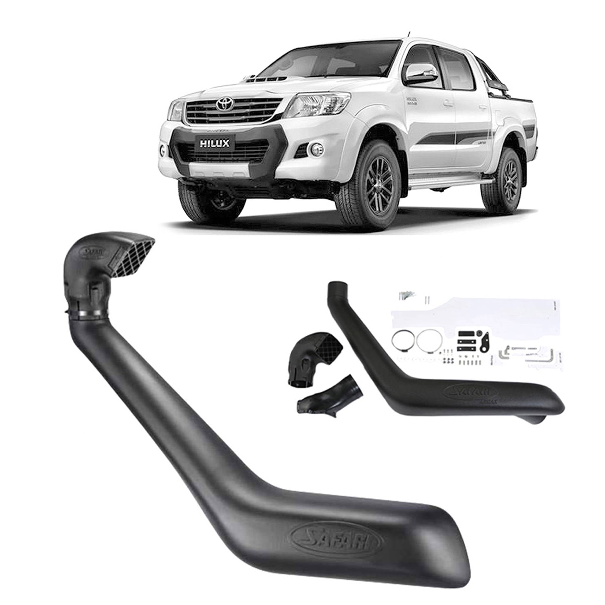 Safari - Safari V - Spec Snorkel for Toyota Hilux 3.0L Diesel 1KD - FTV (10/2011 - 06/2015) - 4X4OC™ | 4x4 Offroad Centre