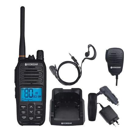 Carbon Offroad - ECOXGEAR ECOXTALK 5.0W MAX Output Power EXG500 UHF CB Handheld Radio - 4x4 Offroad Centre